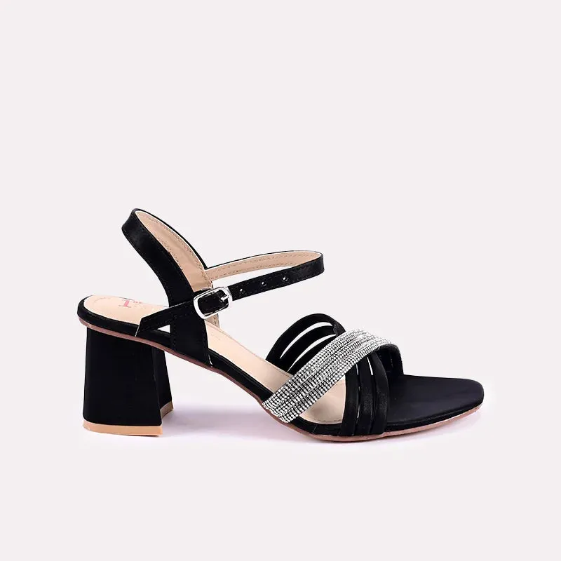 Sophie Black Casual Sandals 0421245