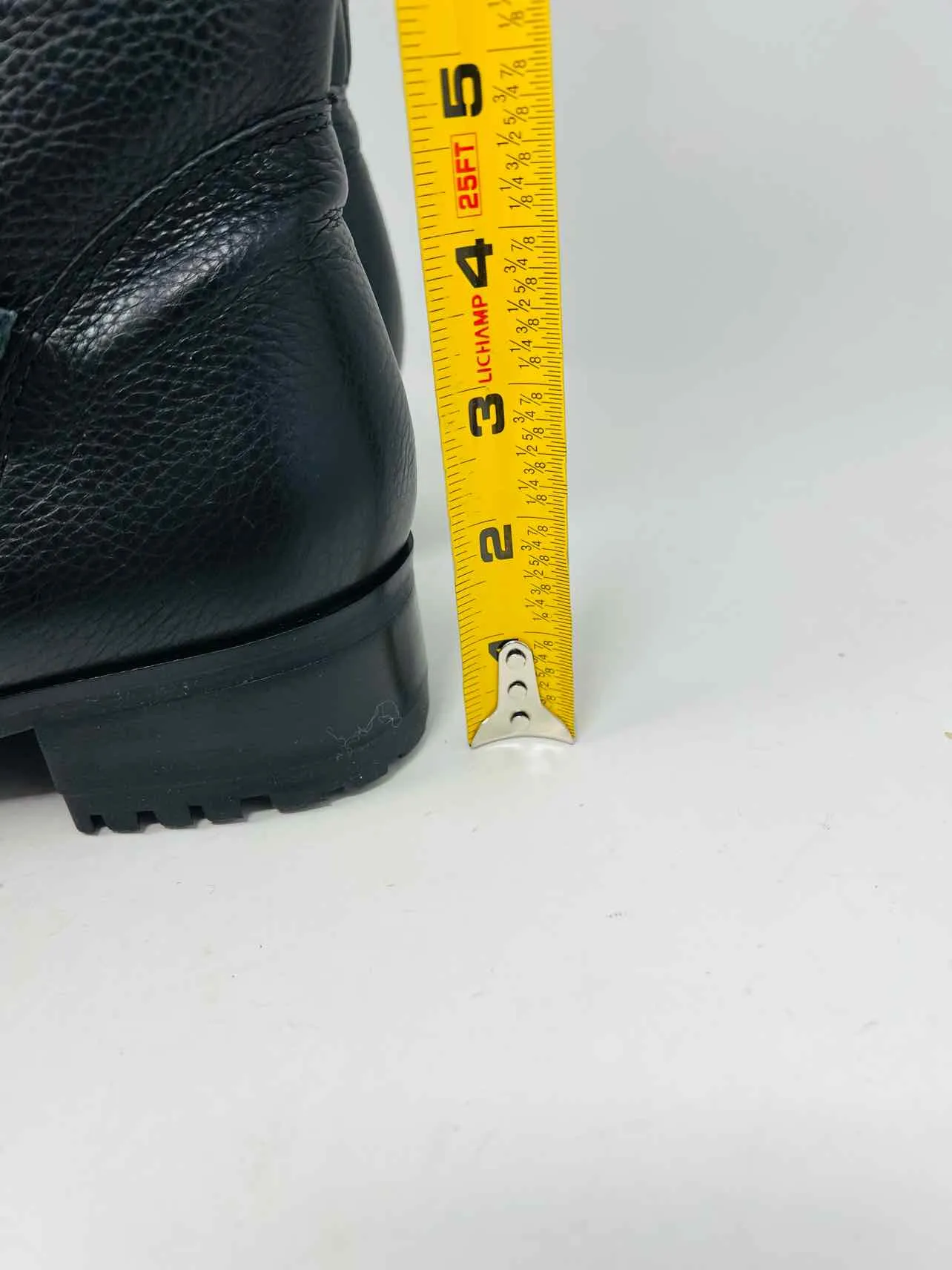 Talbots Size 8.5 Black/Silver Buckle(s) Pebbled W/ BOX!!! Shoes Boots