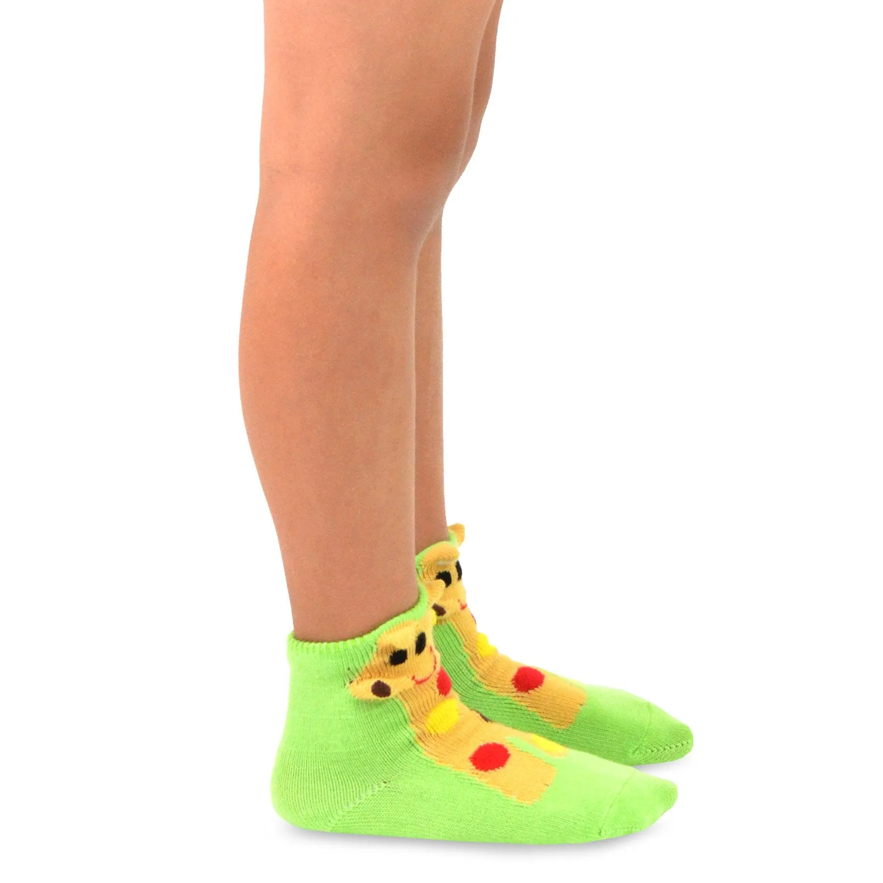 TeeHee Socks Kid's Giraffe Cotton Short Crew (K1512)