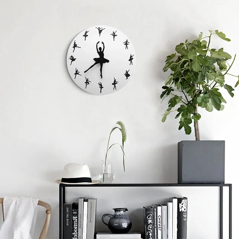 The Clarissa Ballerina Wall Clock