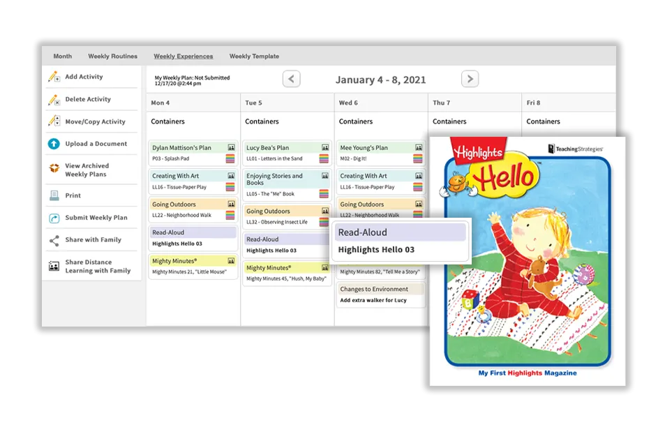 The Creative Curriculum® for Twos, Bilingual, Deluxe Edition