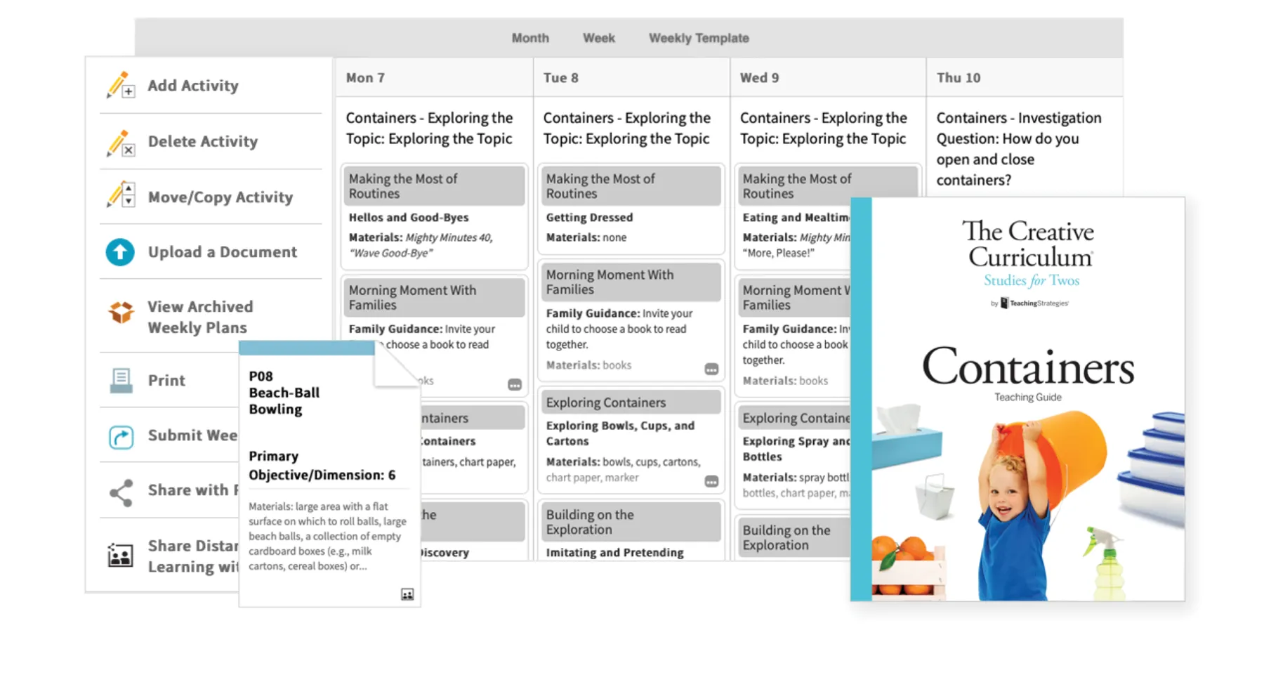 The Creative Curriculum® for Twos, Bilingual, Deluxe Edition