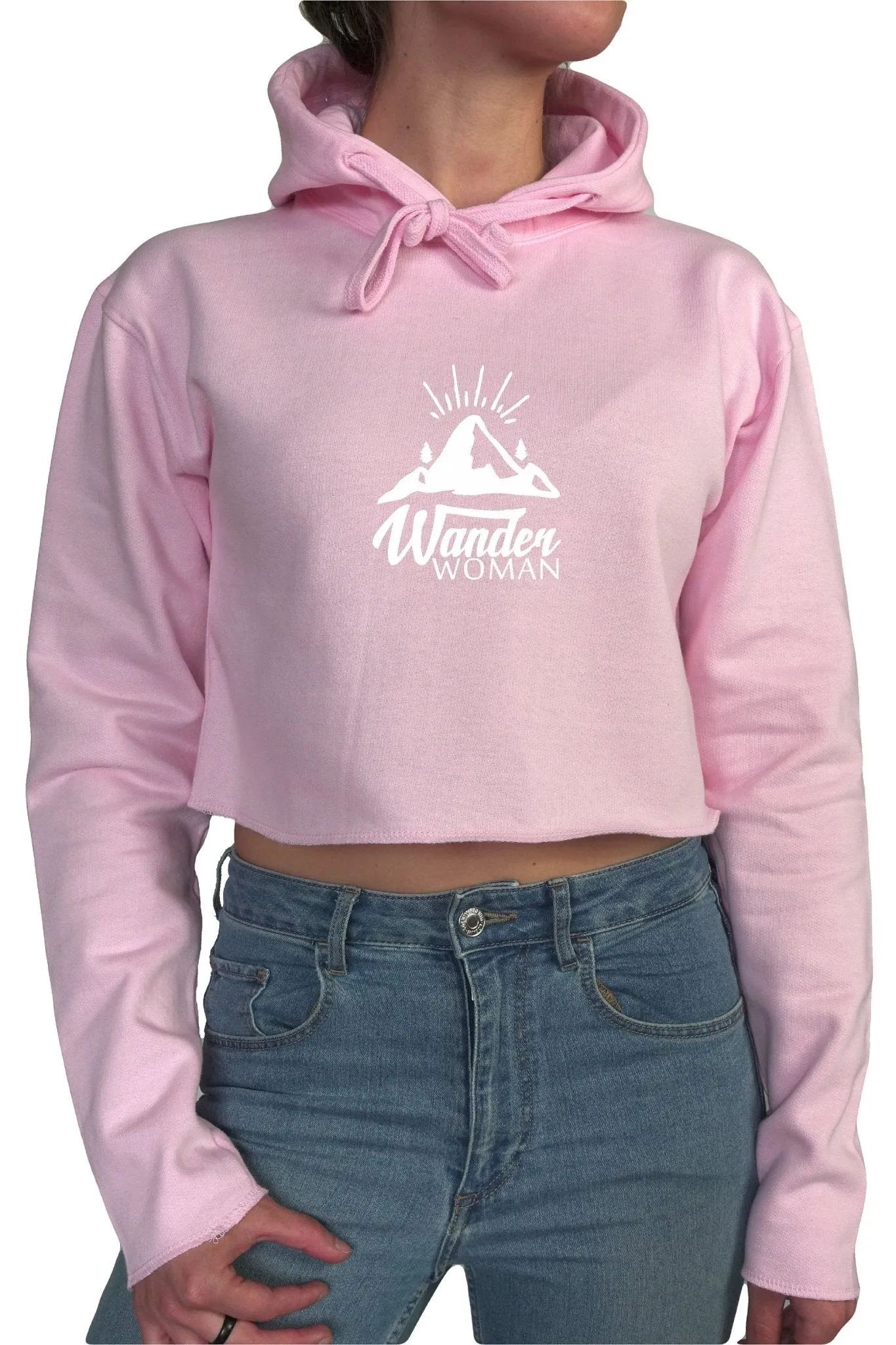 WANDER WOMAN || Organic Cotton || Crop Hoodie