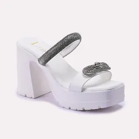 White Formal Heel Slipper 0412255