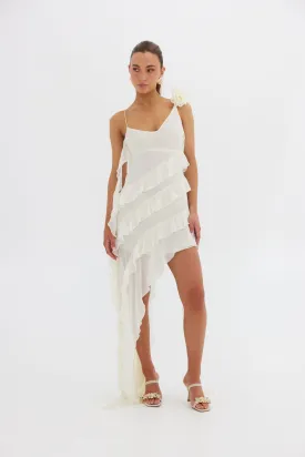 Willow Ruffle Rosette Dress